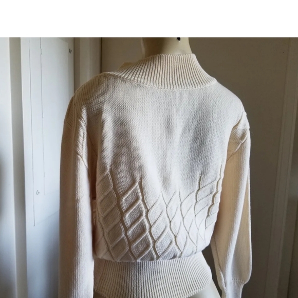Rare Vintage Louis Feraud silk wool sun sweater medium - Picture 2 of 13